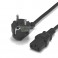 Cable de Poder C13 conector tipo E/F 1.5m