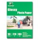 Papel Foto Glossy 210grs 5R 100hjs