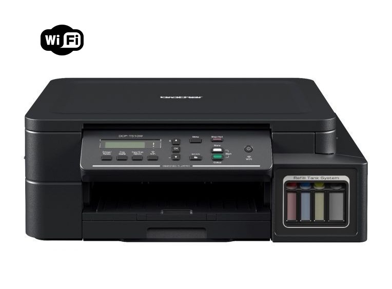 Impresora Multifuncional Brother DCP-T510W con sistema continuo original -  Grupo Comercial JDM Ltda.