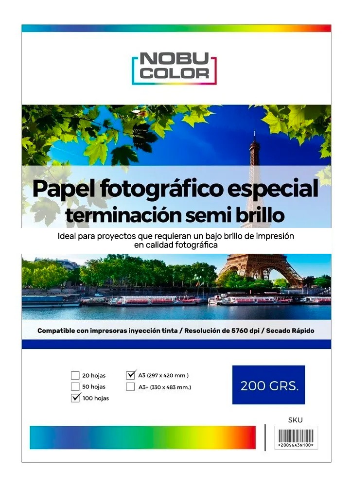 Papel sublimación A4 50 Hojas / 100 grs. - Grupo Comercial JDM Ltda.