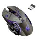 Mouse Inalámbrico recargable RGB Free Wolf X8