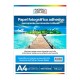 Papel foto glossy adhesivo permanente A4 115 gr. 100 hojas