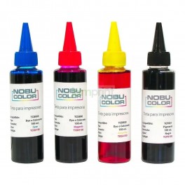 Set botella tinta Dye Pigmento 100 ml. Can 4 colores