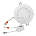 Foco Panel Led Embutido 6W luz cálida