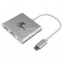 Adaptador Hub Tipo C a USB3.0 HDMI Tipo C Xtech XTC-565